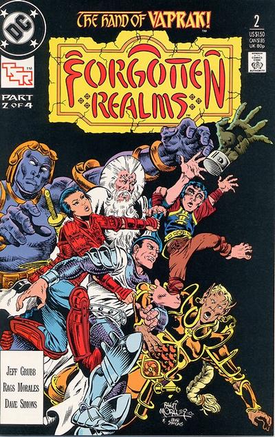 Forgotten Realms Comic Book 1989 #2 Direct ed. - back issue - $5.00