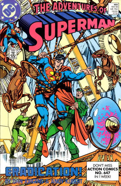 Adventures of Superman 1987 #460 Direct ed. - back issue - $3.00