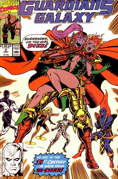 Guardians of the Galaxy 1990 #2 Direct ed. - back issue - $5.00