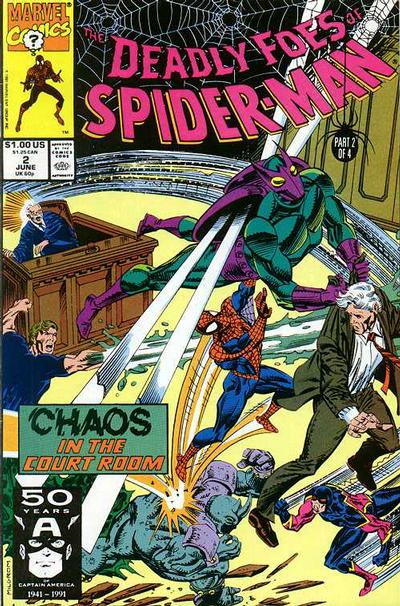 Deadly Foes of Spider-Man 1991 #2 Direct ed. - back issue - $3.00