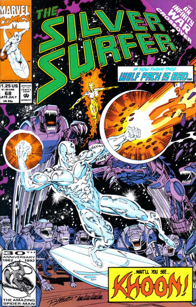 Silver Surfer 1987 #68 - back issue - $3.00