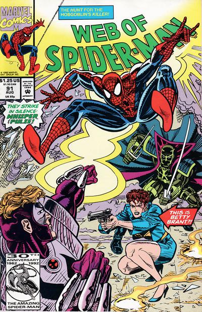 Web of Spider-Man 1985 #91 Direct ed. - back issue - $5.00