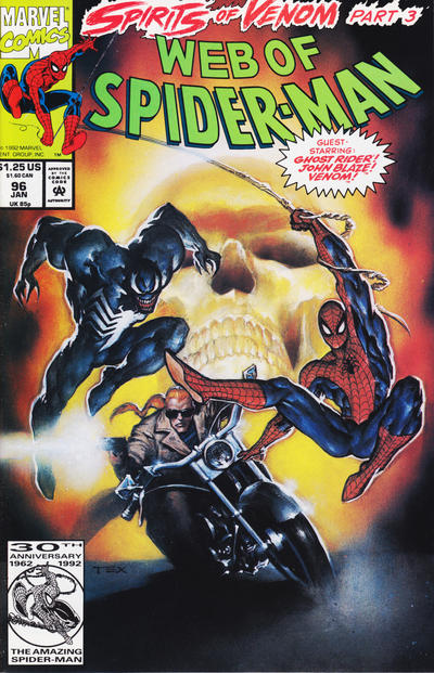 Web of Spider-Man 1985 #96 Direct ed. - back issue - $8.00