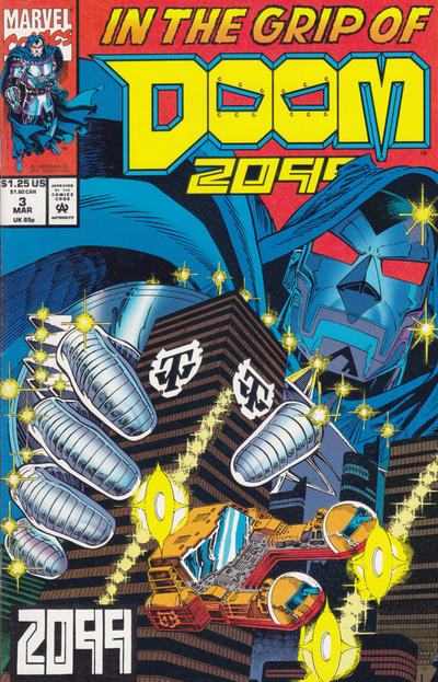 Doom 2099 1993 #3 Direct ed. - back issue - $4.00
