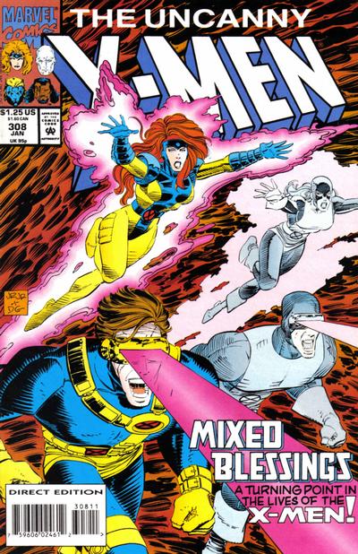 The Uncanny X-Men 1981 #308 Direct ed. - back issue - $3.00