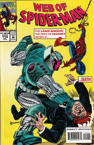 Web of Spider-Man 1985 #114 Direct Edition - No Condition Defined - $6.00