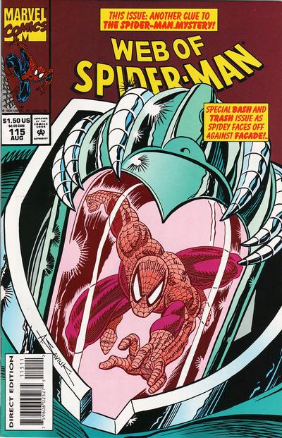 Web of Spider-Man 1985 #115 Direct Edition - No Condition Defined - $3.00