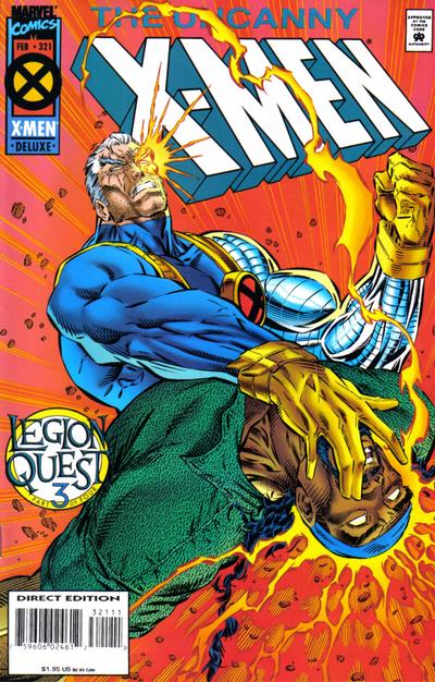 The Uncanny X-Men 1981 #321 Direct Deluxe Edition - back issue - $3.00