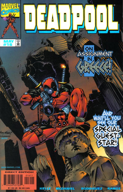 Deadpool 1997 #16 Direct Edition - back issue - $5.00