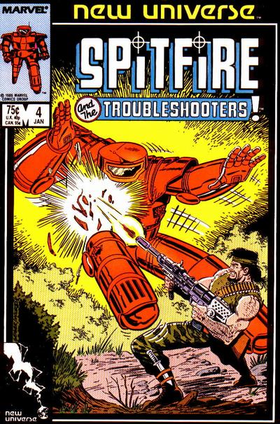 Spitfire and the Troubleshooters 1986 #4 Direct ed. - back issue - $3.00