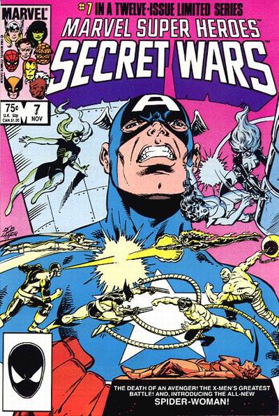 Marvel Super-Heroes Secret Wars 1984 #7 Direct ed. - back issue - $8.00