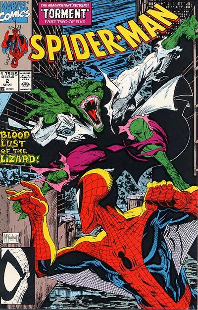 Spider-Man 1990 #2 Direct ed. - back issue - $5.00