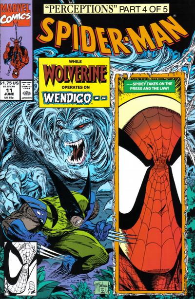 Spider-Man 1990 #11 Direct ed. - back issue - $5.00