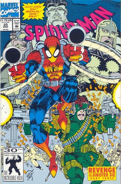Spider-Man 1990 #20 Direct ed. - back issue - $5.00