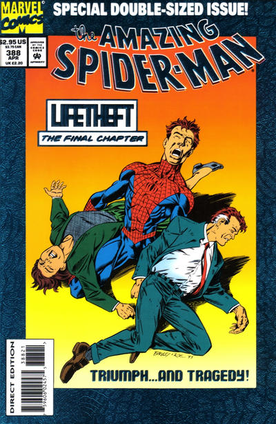 The Amazing Spider-Man 1963 #388 Direct Edition - Deluxe - Foil Embossed Cover - No Condition Defined - $4.00