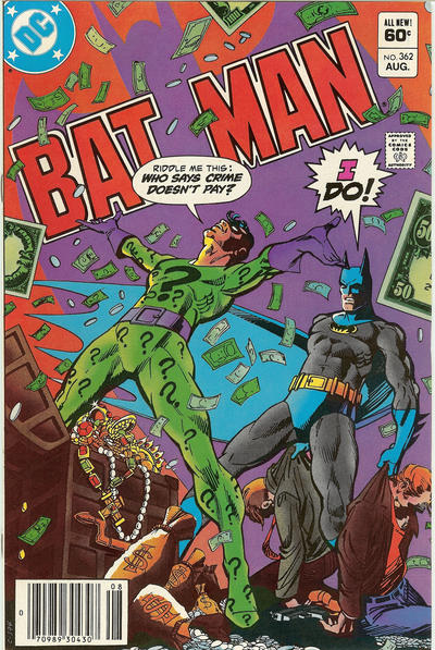 Batman 1940 #362 Newsstand ed. - back issue - $10.00