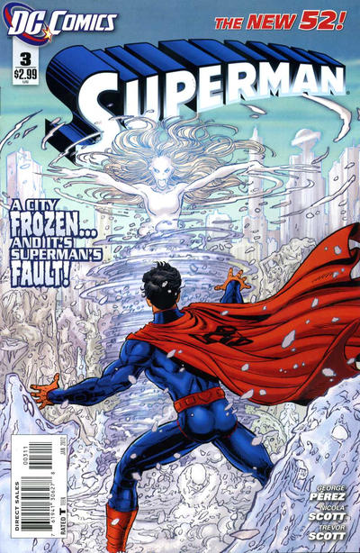 Superman 2011 #3 Direct Sales - back issue - $3.00
