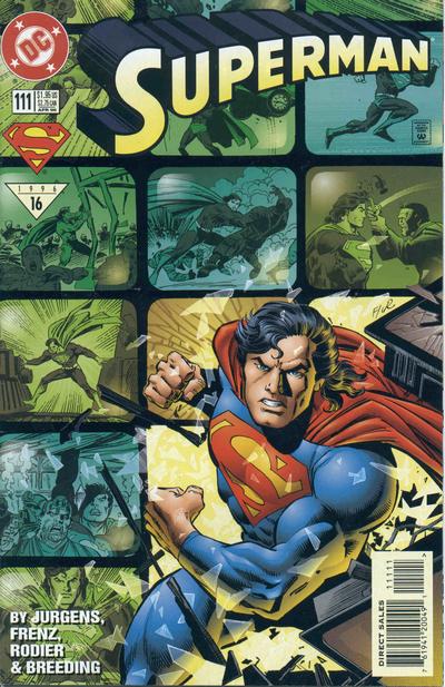 Superman 1987 #111 Direct Sales - back issue - $3.00