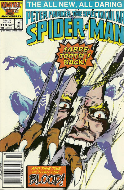 The Spectacular Spider-Man 1976 #119 Newsstand ed. - back issue - $5.00