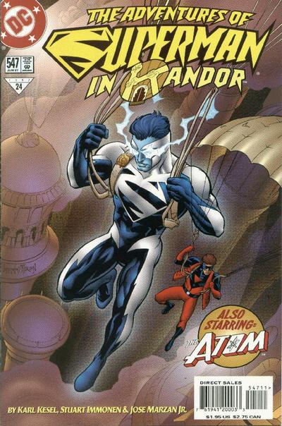 Adventures of Superman 1987 #547 Direct Sales - back issue - $3.00