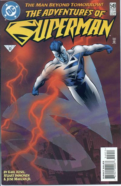 Adventures of Superman 1987 #549 Direct Sales - back issue - $3.00