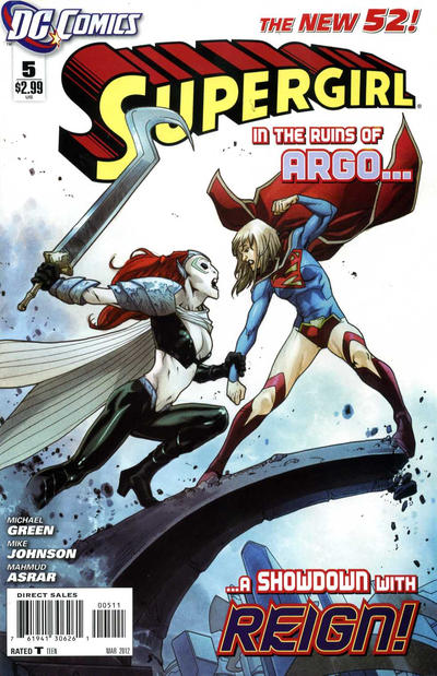 Supergirl 2011 #5 Direct Sales - back issue - $3.00
