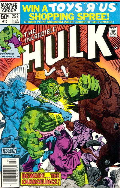 The Incredible Hulk 1968 #252 Newsstand ed. - back issue - $5.00