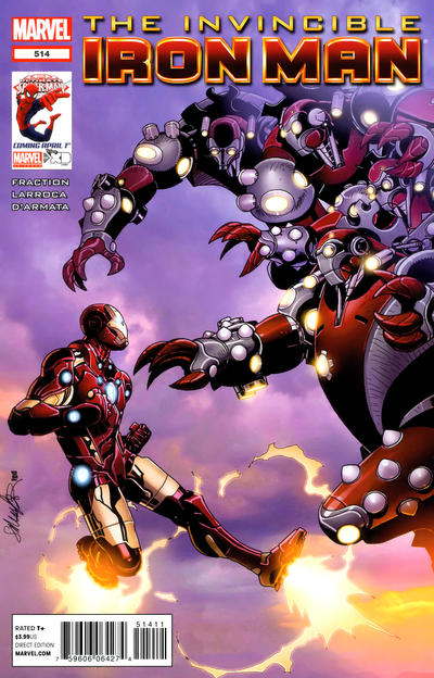 Invincible Iron Man 2008 #514 - back issue - $4.00