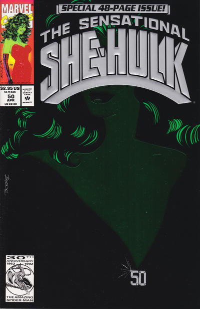 The Sensational She-Hulk 1989 #50 Direct ed. - back issue - $5.00