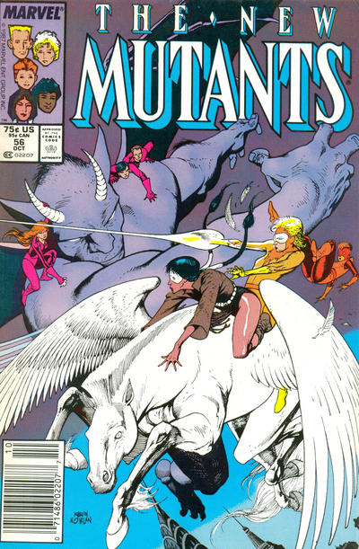 The New Mutants 1983 #56 Newsstand ed. - back issue - $3.00