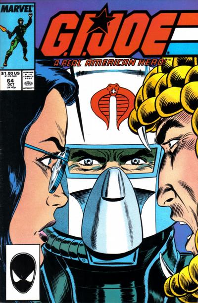 G.I. Joe, A Real American Hero 1982 #64 Direct ed. - back issue - $6.00