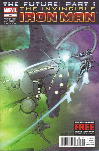 Invincible Iron Man 2008 #521 - back issue - $4.00