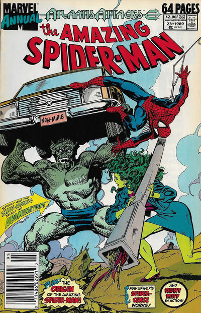 The Amazing Spider-Man Annual 1964 #23 Newsstand ed. - back issue - $3.00