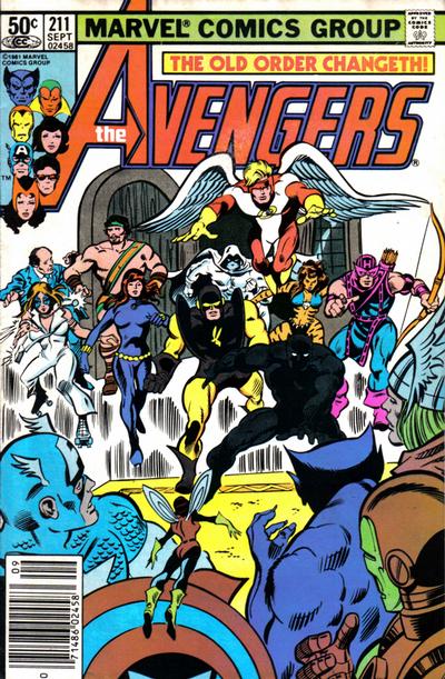 The Avengers 1963 #211 Newsstand ed. - back issue - $5.00