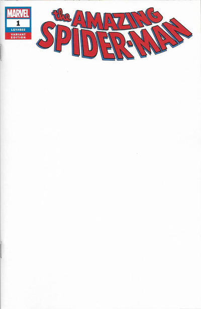 Amazing Spider-Man 2018 #1 802 Variant Edition - Blank Cover - back issue - $6.00