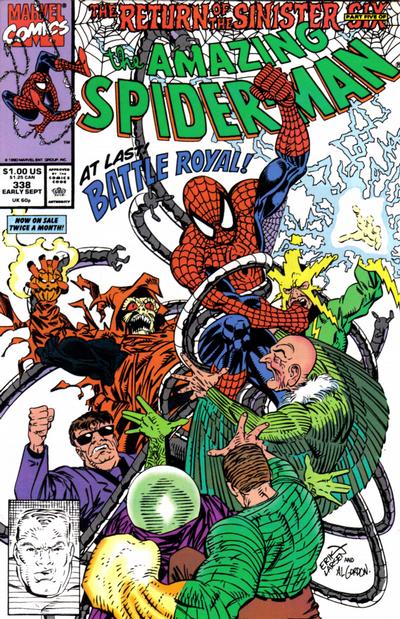 The Amazing Spider-Man 1963 #338 Direct ed. - back issue - $5.00