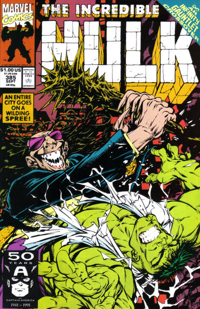 The Incredible Hulk 1968 #385 Direct ed. - back issue - $3.00
