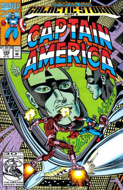 Captain America 1968 #399 Direct ed. - back issue - $4.00