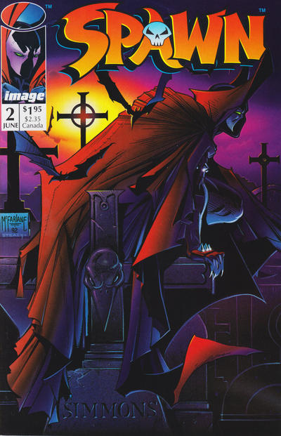 Spawn 1992 #2 Direct ed. - back issue - $8.00