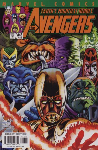 Avengers 1998 #43 458 Direct Edition - back issue - $3.00