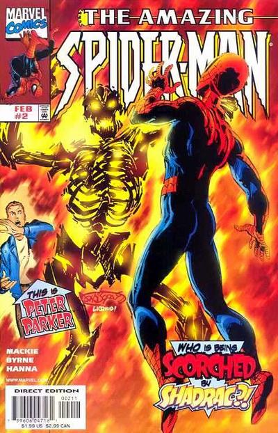 The Amazing Spider-Man 1999 #2 Direct Edition - 50/50 - John Byrne Cover - No Condition Defined - $3.00