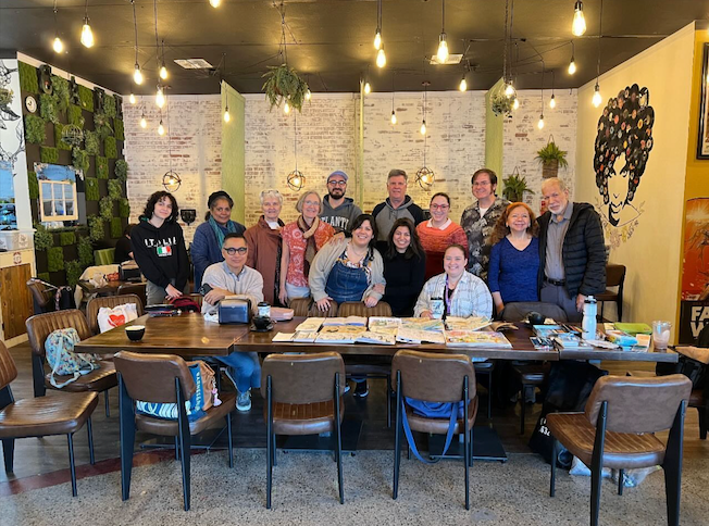 The URBAN SKETCHERS January 18th