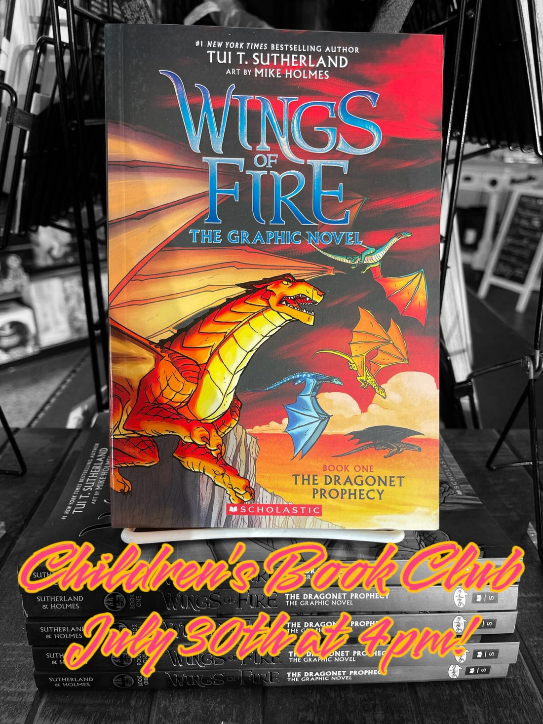 PAGES FOR ALL AGES BOOK CLUB JULY: WINGS OF FIRE