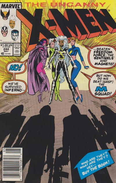 The Uncanny X-Men 1981 #244 Newsstand ed. - back issue - $15.00