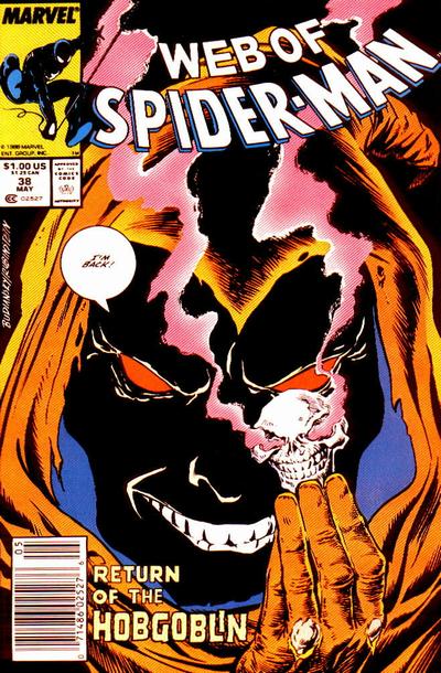 Web of Spider-Man 1985 #38 Newsstand ed. - back issue - $8.00