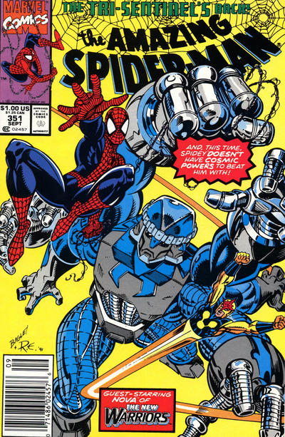 The Amazing Spider-Man 1963 #351 Newsstand ed. - back issue - $4.00