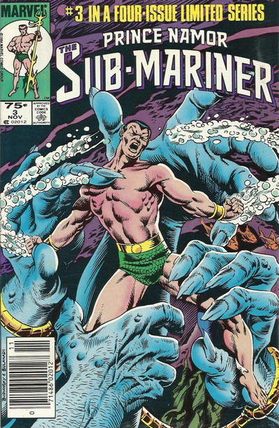 Prince Namor, the Sub-Mariner 1984 #3 Newsstand ed. - back issue - $2.99