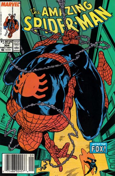 The Amazing Spider-Man 1963 #304 Newsstand ed. - back issue - $5.00