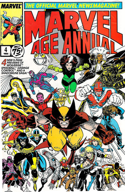 Marvel Age Annual 1985 #4 - back issue - $5.00