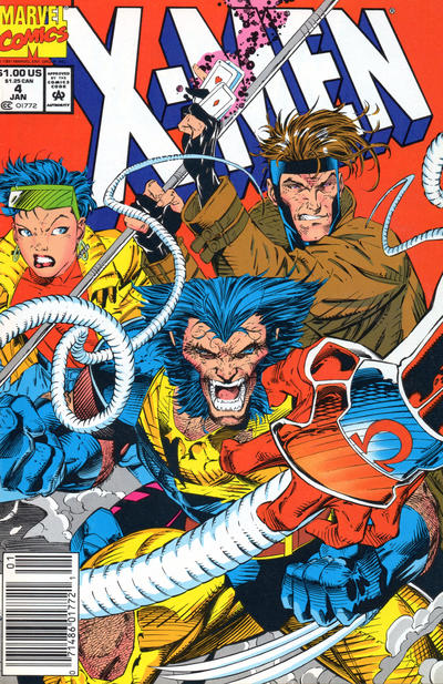 X-Men 1991 #4 Newsstand ed. - back issue - $15.00